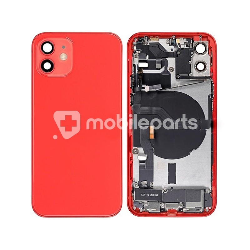 Rear Cover Full Parts Red iPhone 12 No Logo