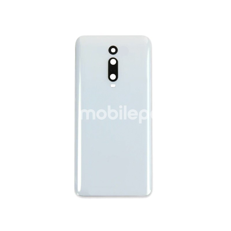 Rear Cover White + Camera Lens Xiaomi Mi9 T No Logo