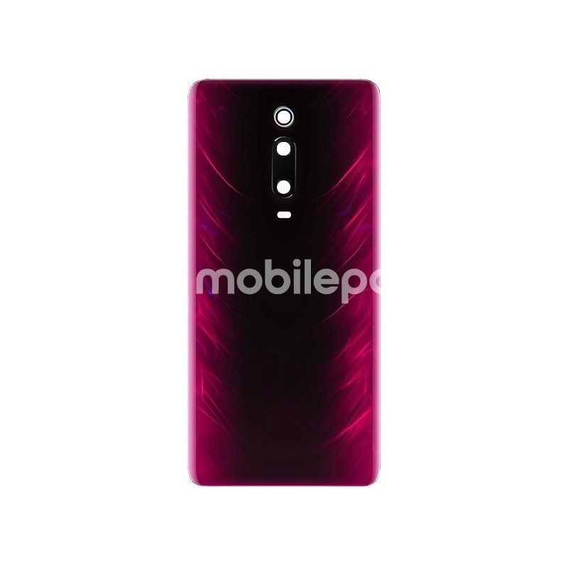 Rear Cover Red + Camera Lens Xiaomi Mi9 T No Logo