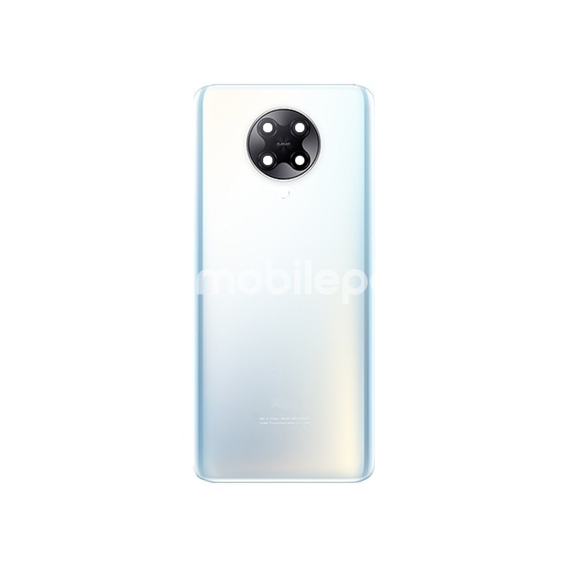Rear Cover White + Camera Lens Xiaomi Poco F2 Pro No Logo