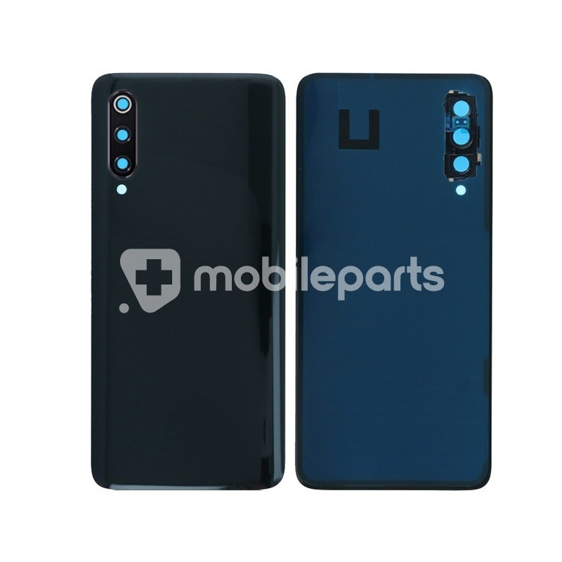 Rear Cover Black + Camera Lens Xiaomi Mi 9 No Logo