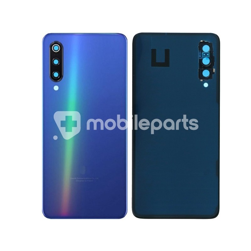 Rear Cover Blue + Camera Lens Xiaomi Mi 9 No Logo