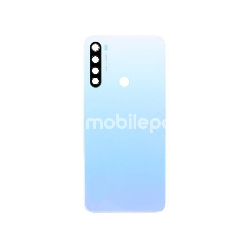 Rear Cover White + Camera Lens Xiaomi Redmi Note 8 No Logo