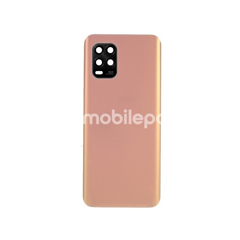 Rear Cover Pink + Camera Lens Xiaomi Mi 10 Lite No Logo