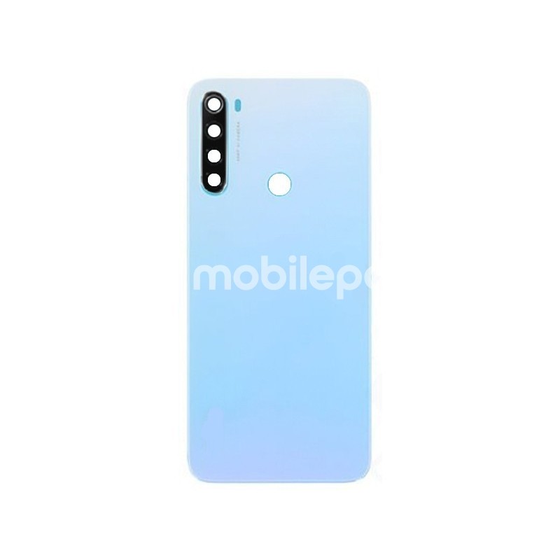 Rear Cover White + Camera Lens Xiaomi Redmi Note 8T No Logo