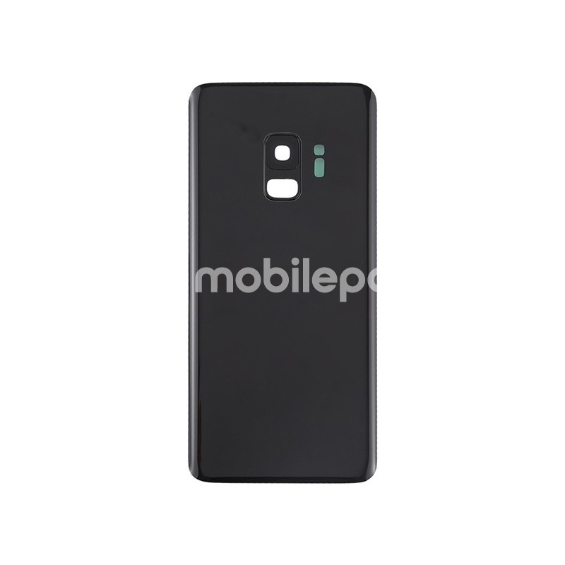 Rear Cover Black + Camera Lens Samsung SM-G960 S9 No Logo