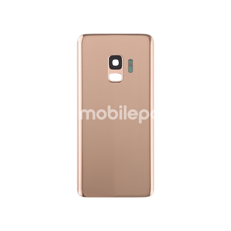 Rear Cover Gold + Camera Lens Samsung SM-G960 S9 No Logo