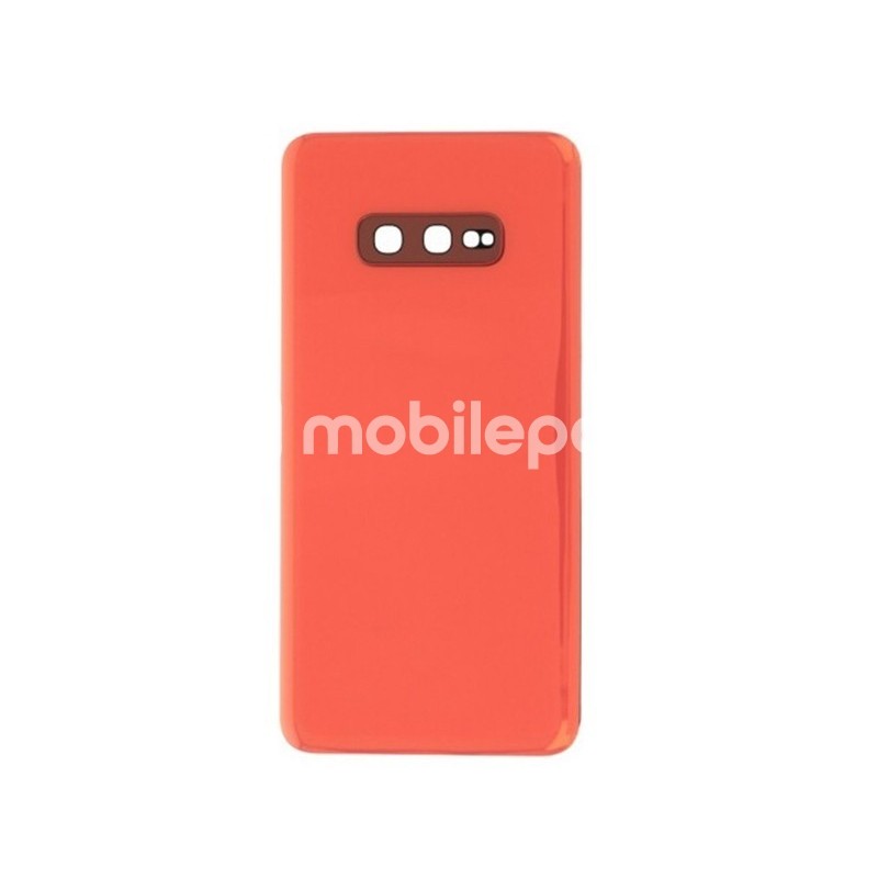 Rear Cover Orange + Camera Lens Samsung SM-G970F S10e No Logo