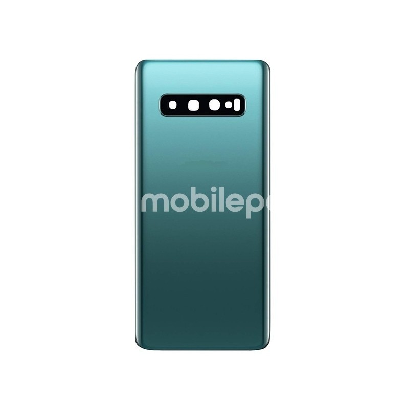 Rear Cover Green + Lens Camera Samsung SM-G973F S10 No Logo