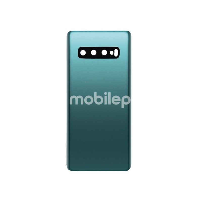 Rear Cover Green + Camera Lens Samsung SM-G975F S10 Plus No Logo
