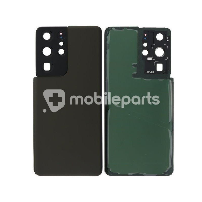 Rear Cover Black + Camera Lens Samsung SM-G998 S21 No Logo