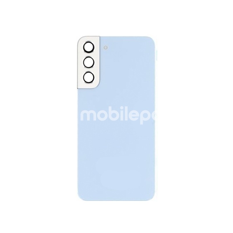 Rear Cover Blue + Camera Lens Samsung SM-S906 S22+ No Logo