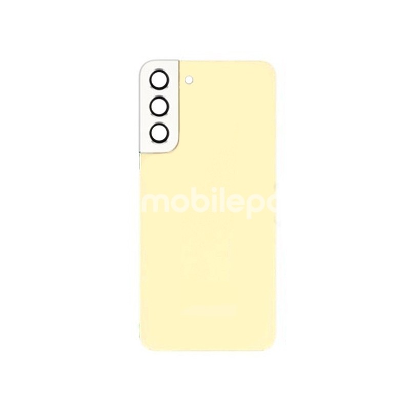 Rear Cover Yellow + Camera Lens Samsung SM-S906 S22+ No Logo