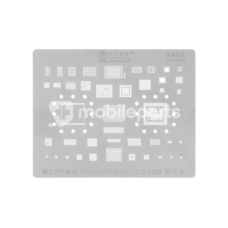 Stencil Reballing iPhone X - 8 - 8 Plus