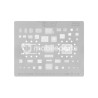Stencil Reballing iPhone X - 8 - 8 Plus
