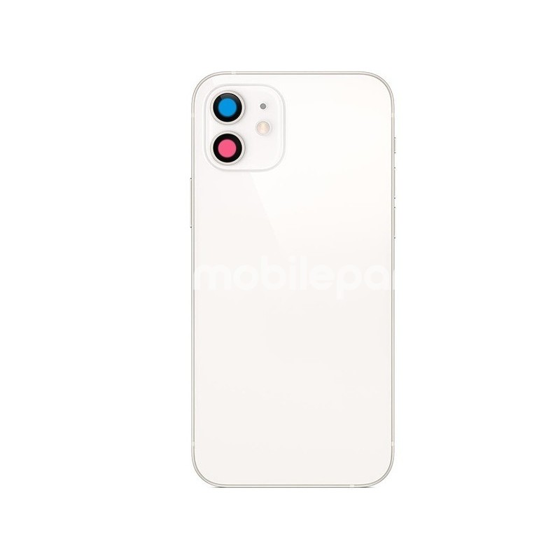 Rear Cover Full Parts White iPhone 12 No Logo