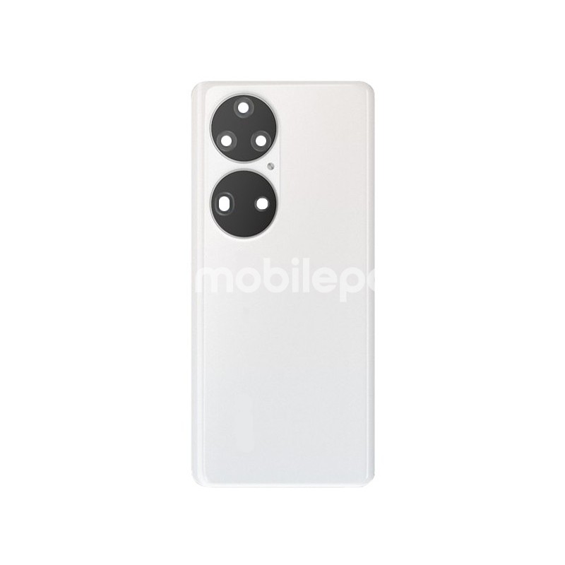 Rear Cover White + Lens Camera HUAWEI P50 PRO No Logo