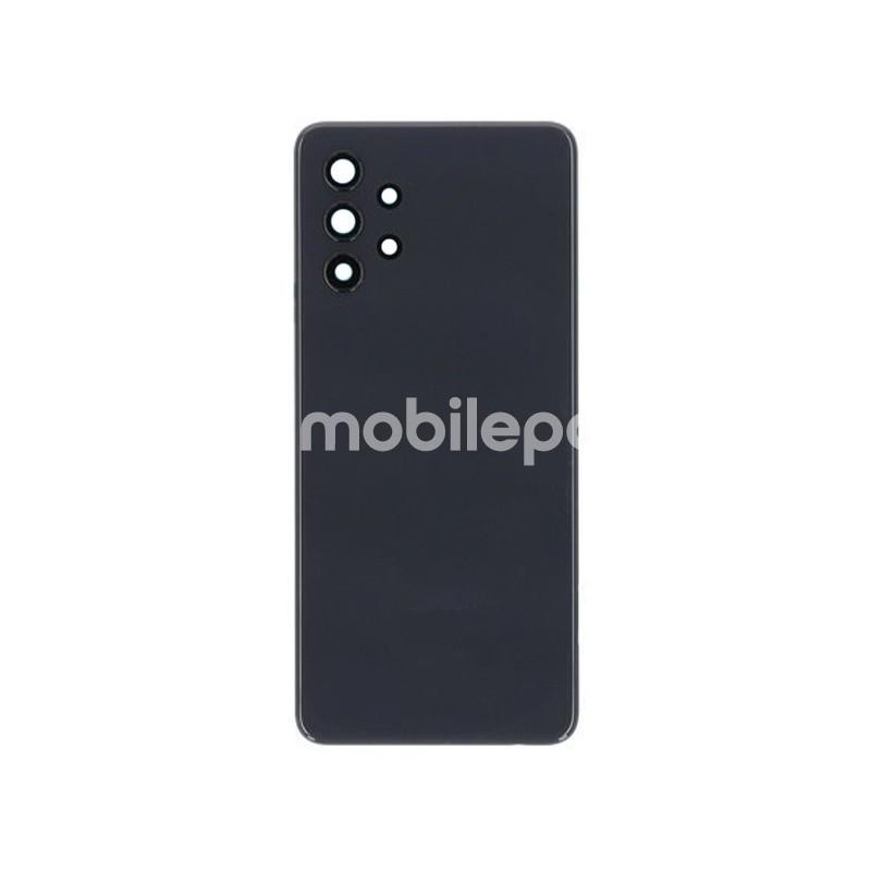 Rear Cover Black + Camera Lens Samsung SM-A325 A32 4G No Logo