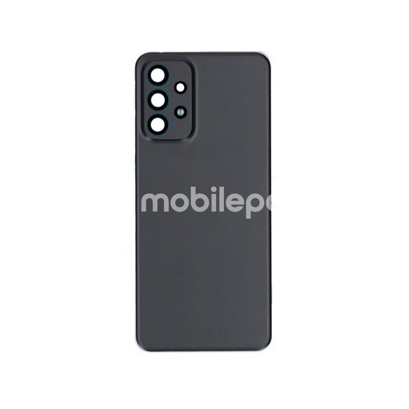 Rear Cover Black + Camera Lens Samsung SM-A235 A23 No Logo