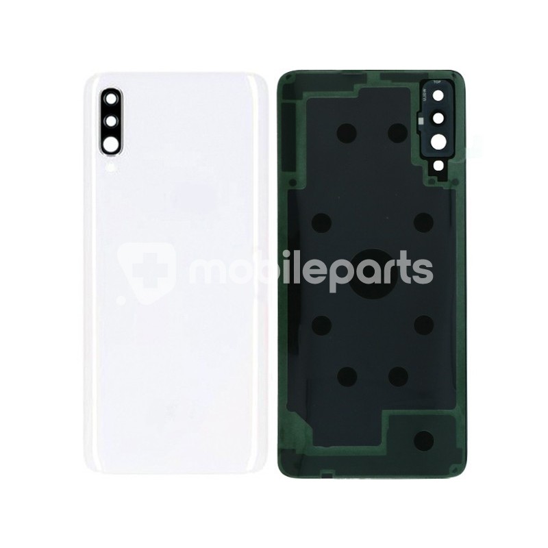 Rear Cover White + Camera Lens Samsung SM-A705 A70 No Logo