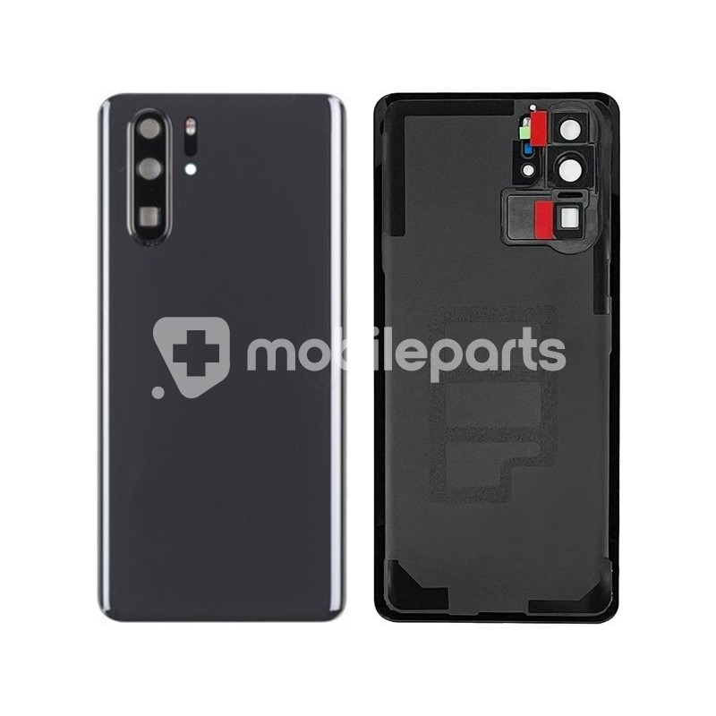 Rear Cover Black + Camera Lens Huawei P30 Pro No Logo
