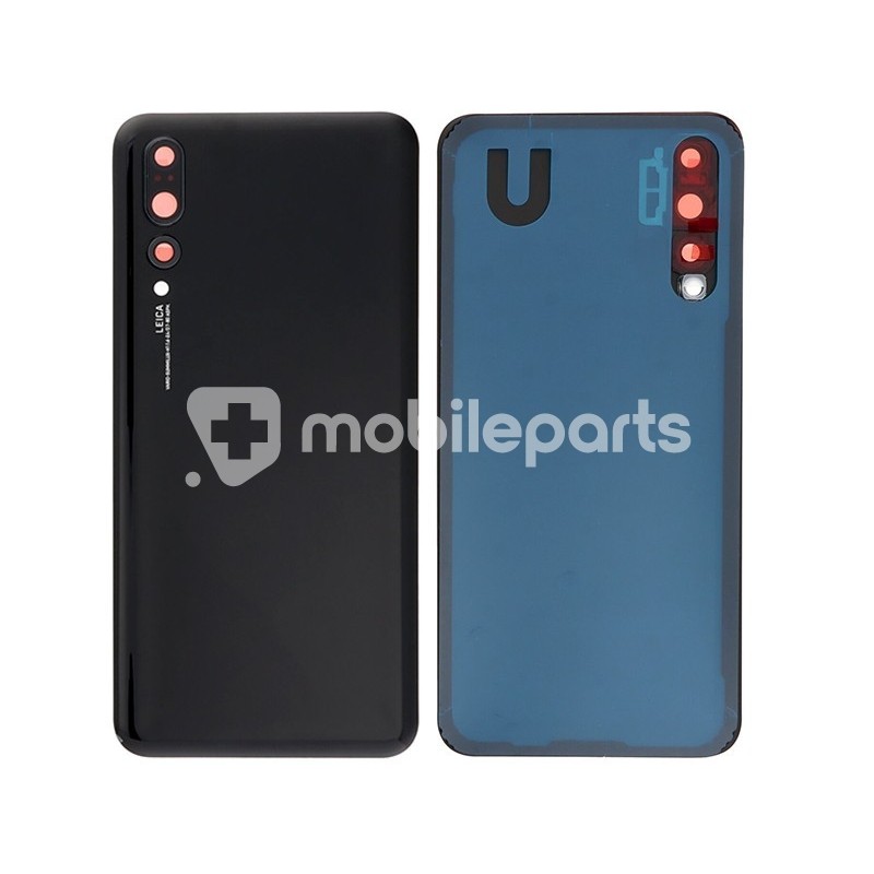 Rear Cover Black + Camera Lens Huawei P20 Pro No Logo