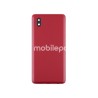 Rear Cover Red + Camera Lens Samsung SM-A013 A01 No Logo
