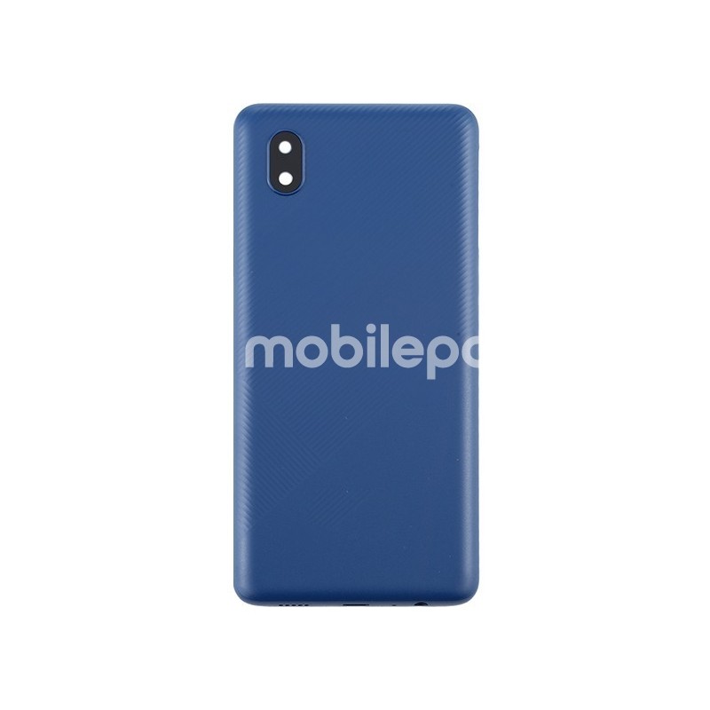 Rear Cover Blue + Camera Lens Samsung SM-A013 A01 No Logo