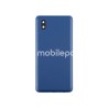 Rear Cover Blue + Camera Lens Samsung SM-A013 A01 No Logo