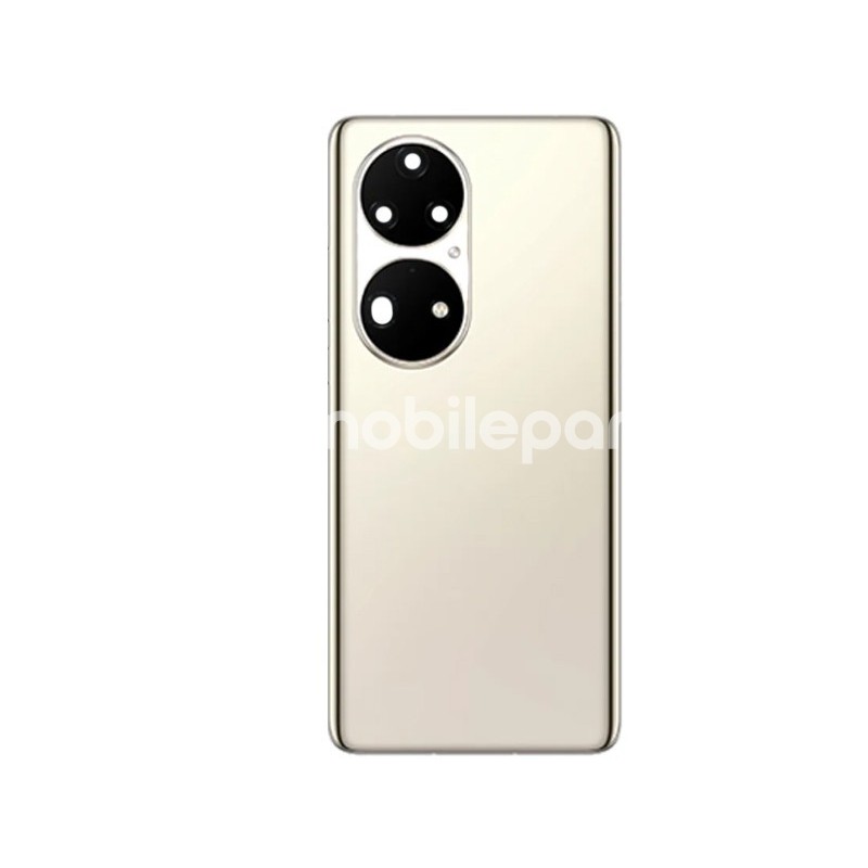 Rear Cover Gold + Lens Camera HUAWEI P50 PRO No Logo