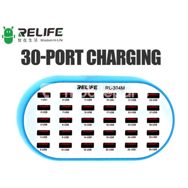 RELIFE RL-304M 30 Ports USB 160W High Power Charger Station