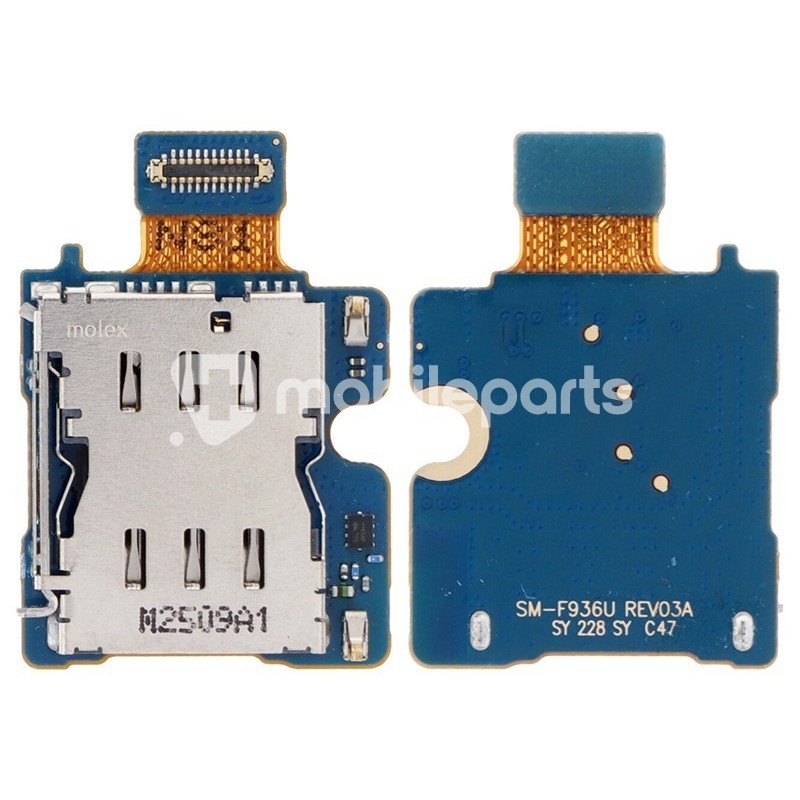 Sim Card Reader + Board Samsung SM-F936 Fold 4