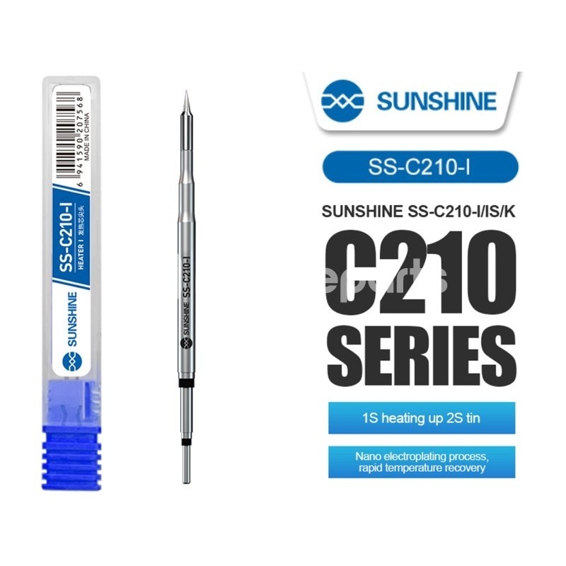 SUNSHINE SS-C210-I Soldering Tip for Universal T210 Handle