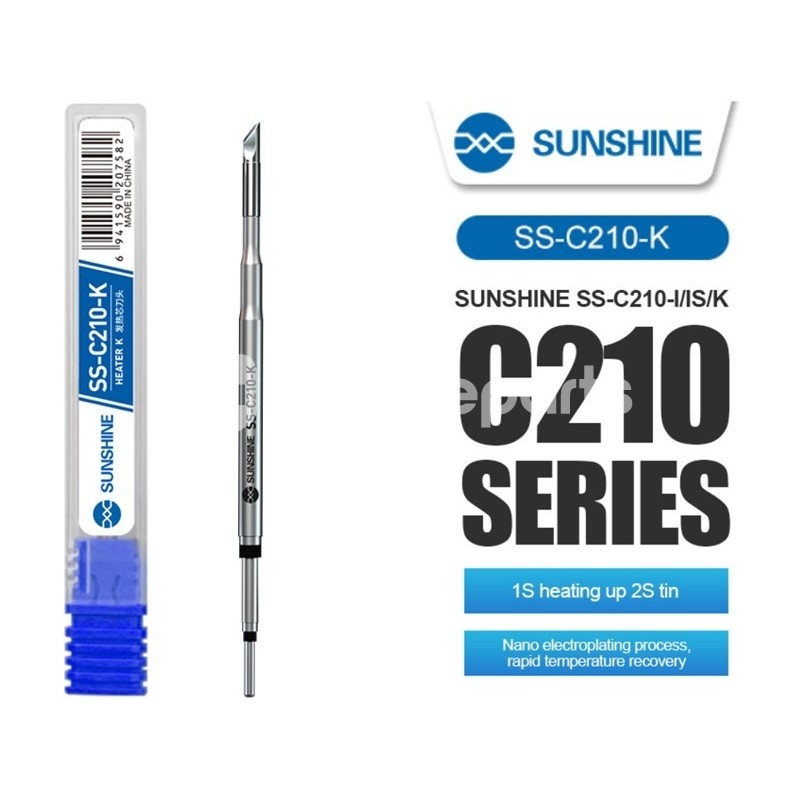 SUNSHINE SS-C210-K Soldering Tip for Universal T210 Handle