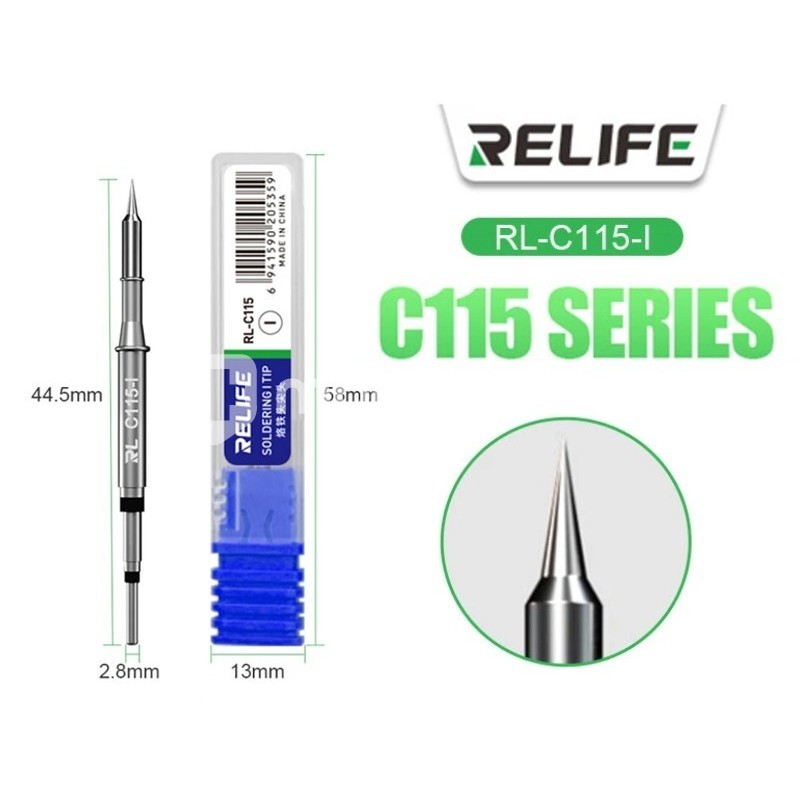 RELIFE RL-C115-I Soldering Tip for Universal NT115 Handle