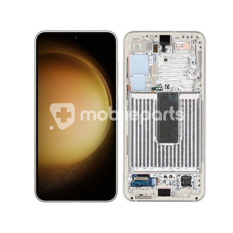 Display Touch + Frame Cream Samsung SM-S911 S23 Ori