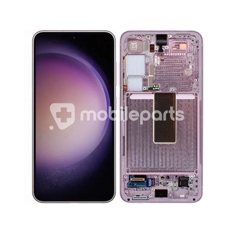 Display Touch + Frame Lavender Samsung SM-S911 S23 Ori
