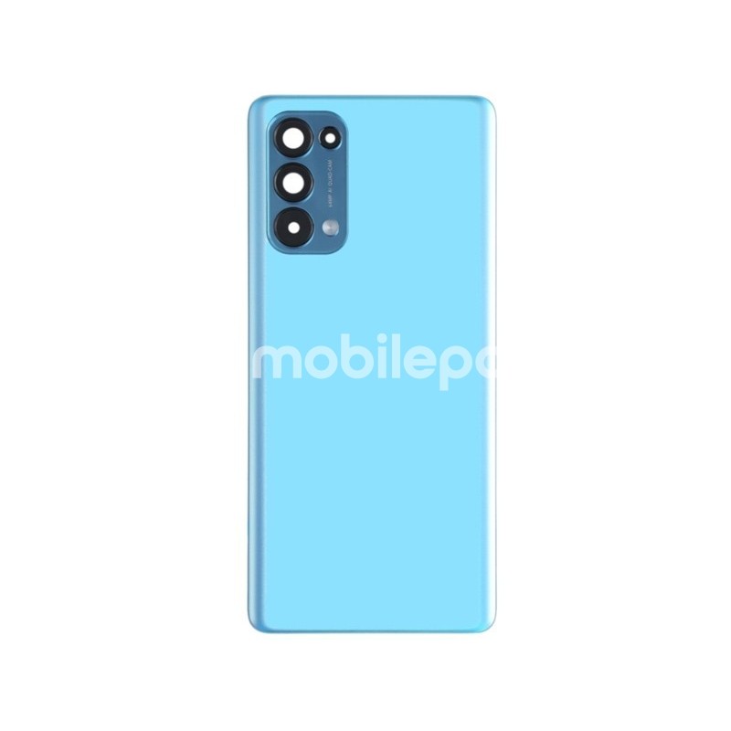 Rear Cover Blue + Camera Lens OPPO Reno 5 Pro 5G No Logo