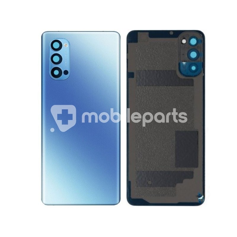 Rear Cover Galactic Blue + Camera Lens OPPO Reno 4 5G No Logo