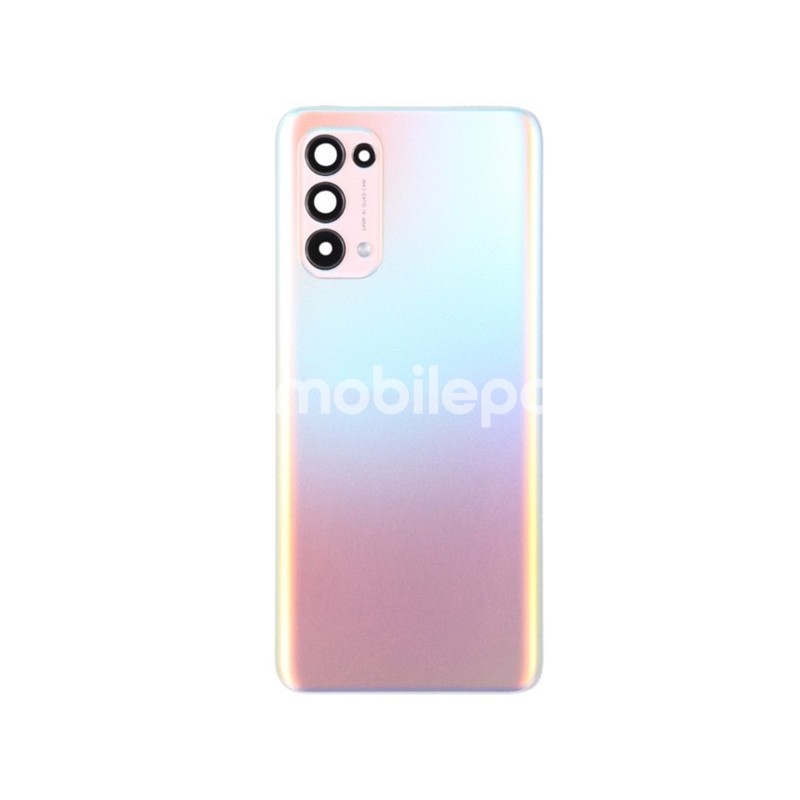 Rear Cover Pink-Light + Camera Lens OPPO Reno 5 5G No Logo