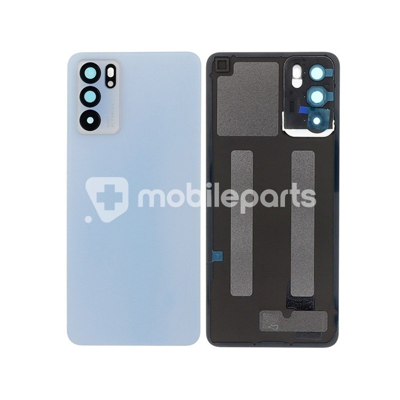 Rear Cover Arctic Blue + Camera Lens OPPO Reno 6 5G No Logo