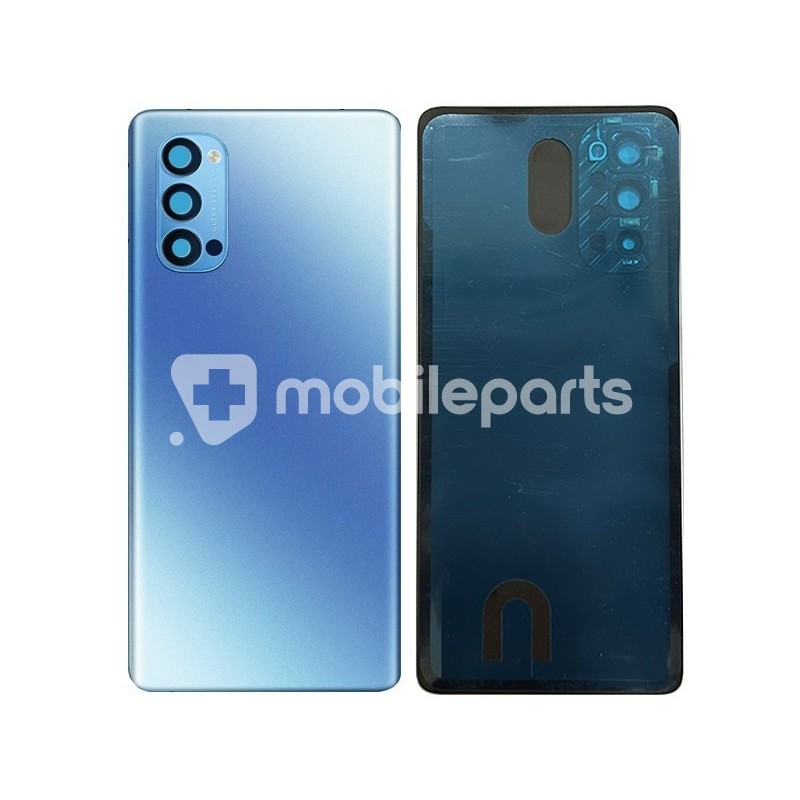 Rear Cover Blue + Camera Lens OPPO Reno 4 Pro 5G No Logo