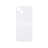 Rear Cover White iPhone 14 Big Hole No Logo