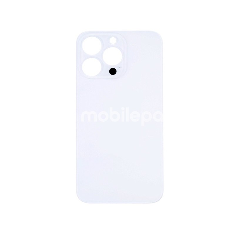 Rear Cover White iPhone 14 Pro Max Big Hole No Logo