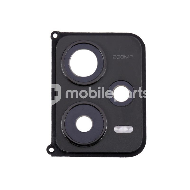 Rear Camera Lens + Frame Black Xiaomi Redmi Note 12 Pro+