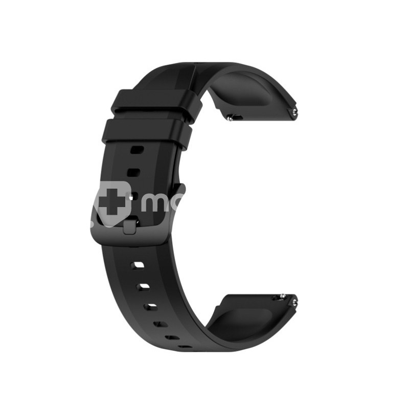Silicone Watch Band Black Xiaomi Watch S1 22mm