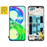 Display Touch + Frame Black Realme 8 4G RMX3085 Ori