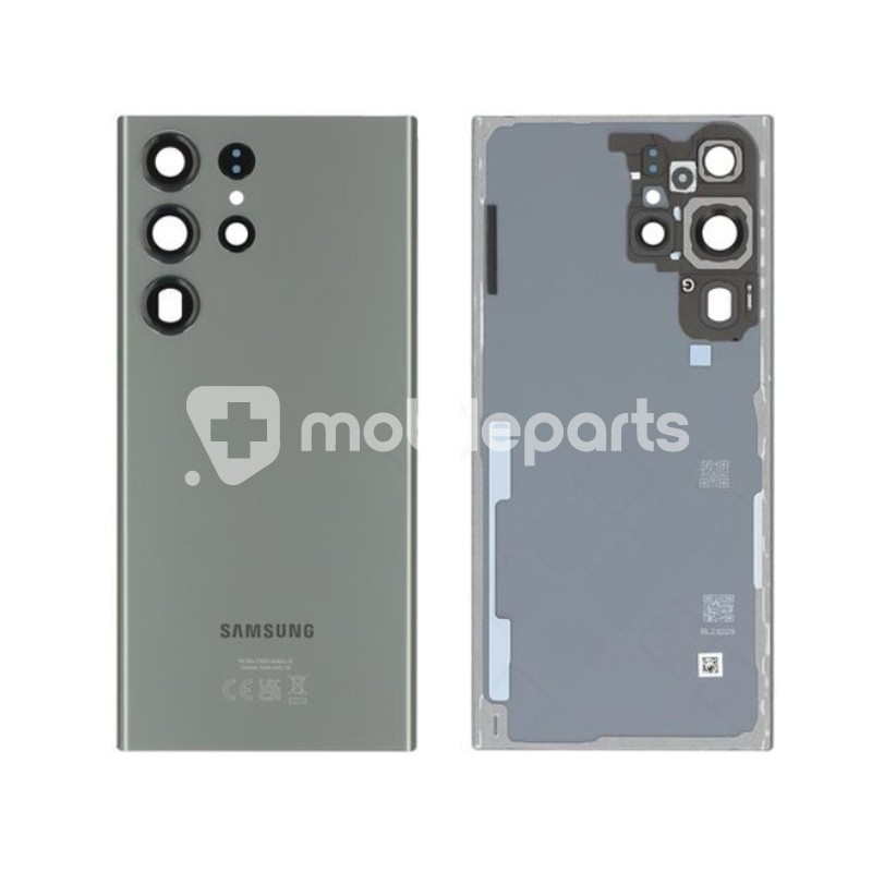 Rear Cover + Lens Camera Green Samsung SM-S918 S23 Ultra Ori