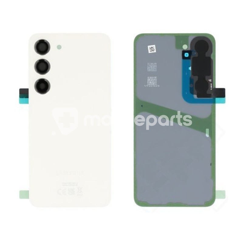 Rear Cover + Lens Camera Cream Samsung SM-S911 S23 Ori