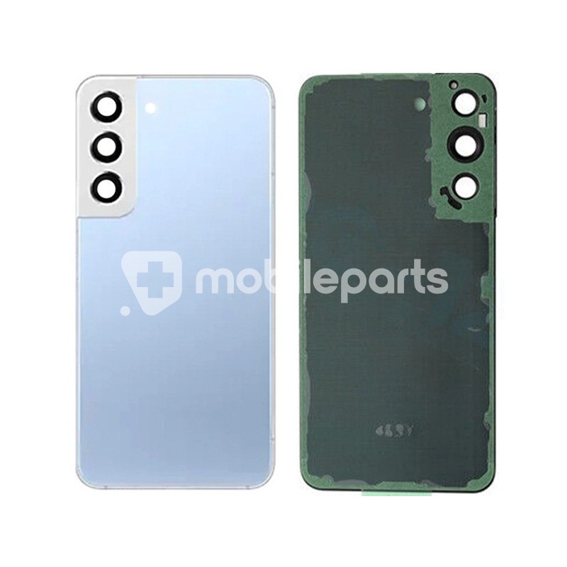 Rear Cover Blue + Camera Lens Samsung SM-S901 S22 No Logo